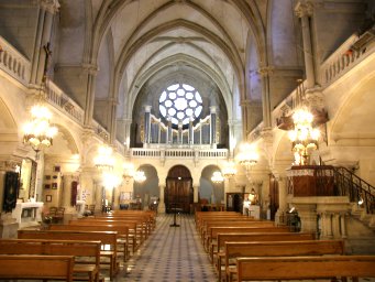 Le grand orgue vu du choeur